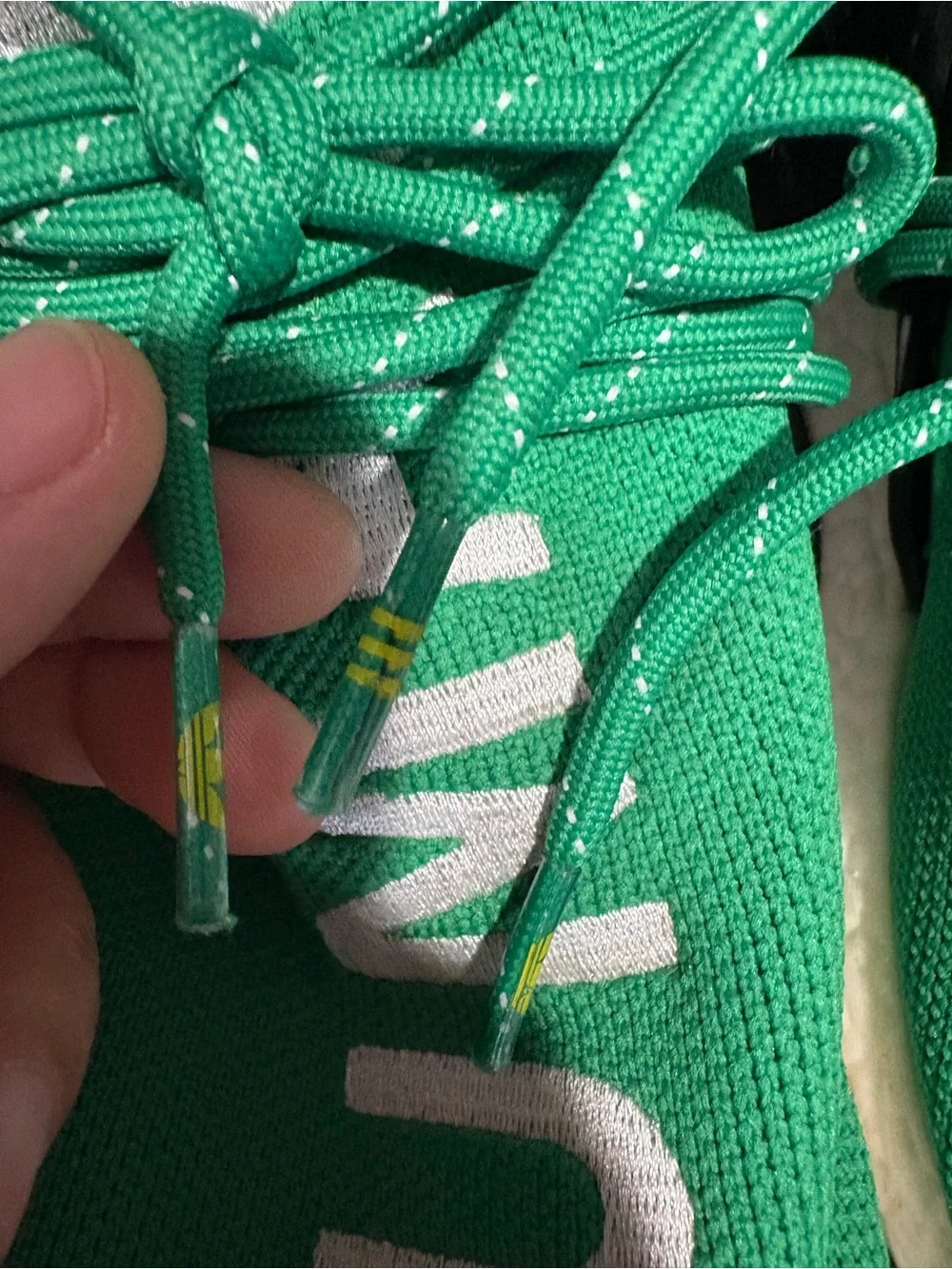 adidas Green Human Race RACE Knit Sneakers